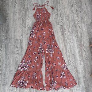 Mahina Floral Jumpsuit - Size Small - tags still attached
